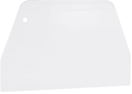 MOBUTOFU - Set di 2 Spatole Raschietto in Plastica Tarocco per Impasti - Ideale per Pasta Pizza Utensile da Cucina di Taglia L