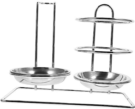 Hoement Stainless Steel Spoon Holder Rack Convenient Utensil Organizer for Chopsticks Ladles Easy to Clean and Store Kitchen Accessory for Home Dining Table