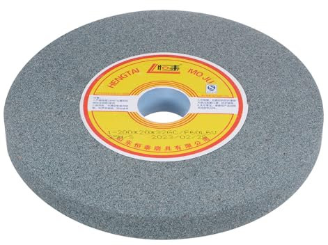 OTQIRSJN Mole for rettifica da banco da 8 Pollici Carburo di silicio Verde GC 60 grane Utensili in Ceramica for rettifica Superficiale