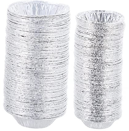 COLLBATH 500stücke Eierkuchenform Tortenbackblech Dessertbackform Küchenbackwerkzeug Backblech Für Heimgebrauch Bäckerei Restaurant Küche Backen Von Torten Cupcakes Pasteten Quiches