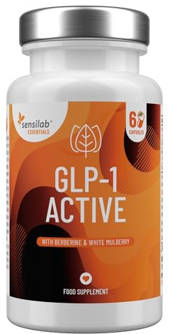 Gluco Formula mit Berberin, Chrom und weißer Maulbeere, Vegan, 60 Kapseln, Essentials Gluco Active von Sensilab