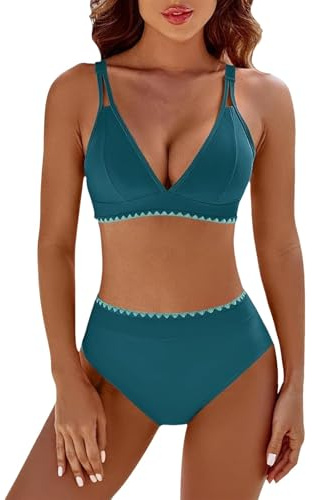 Maillot Transbronzant Femme Maillots De Bain Bikini Taille e Sexy Bandeau Shorty Tanga Tankini s Robe Chic Et Elegant Bronzant 2 Pièces Grande Bustier