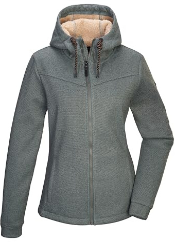G.I.G.A. DX Damen Gw 38 Wmn Kntflc Jckt Strickfleecejacke/Fleecejacke mit Kapuze