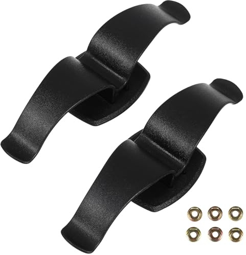 GALPADA 2pcs Car Trunk Umbrella Clip Car Door Umbrella Hook Screw Install Tools Organizer Hook Auto Boot Organization