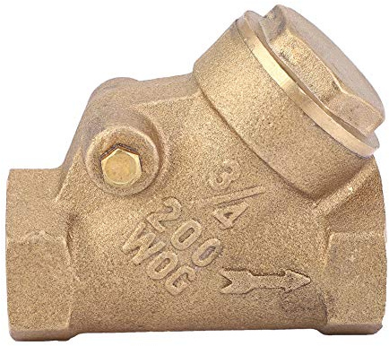 Haofy Clapet Anti-Retour en Laiton NPT de Précision, Connexion étanche, Pression de Fonctionnement 1,6mpa, Vanne de Type Y pour Eau et Gaz