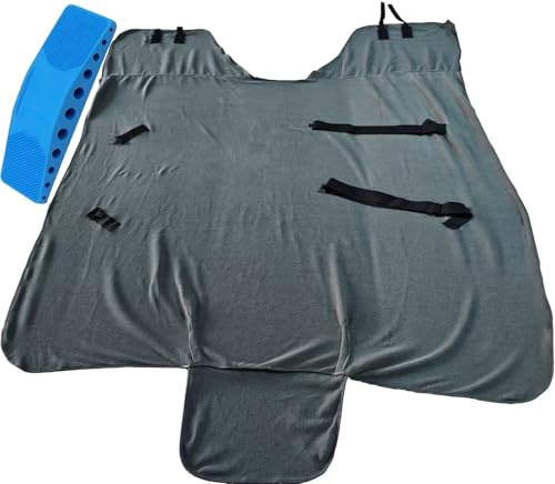 Winter Pferdedecke, Weiches Polarfleece-Gewebe mit Verstellbaren VerschlüSsen füR Alle Pferderassen(Green,72In)