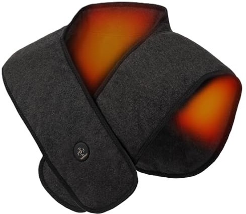Thermrup Ferninfrarot Mobiles Wärmekissen Akkubetrieb für Nacken und Schulter mit 3 Temperaturstufen (Größe L)