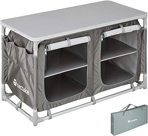 TecTake 800585 - Cucina da Campeggio Alluminio, Facile Montaggio, Minimo Peso - Modelli Differenti (Tipo 4 | No. 402922)