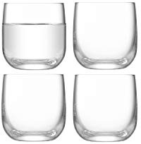 LSA International Borough Shot Glass 75ml Clear | Set of 4 | Dishwasher Safe | BG01