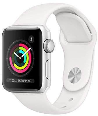 Apple Watch Series 4 (GPS. 40MM) Caja De Aluminio en Plata con Blanca Correa Deportiva (Reacondicionado)