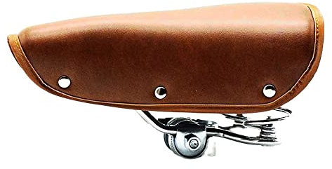 Retro Fahrradsattel Leder Fahrradsattel Vintage Sitzkissen Rennrad Sattel Toller weicher Ersatz Fahrradsattel für Damen und Herren