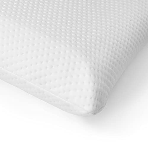 Mister Sandman Ergonomisches Kissen 40x80, Nackenkissen mit 2X Kissenbezug, Visco Kissen perfekt geeignet für Bauchschläfer, Rückenschläfer und Seitenschläfer, Memory Foam Kissen