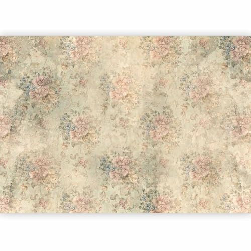 murando PREMIUM Papier peint Fleurs 100x70 cm Décoration Murale XXL Poster Tableaux Muraux Tapisserie Photo Trompe l'oeil Nature Feuillage Vintage Retro b-A-10127-a-c