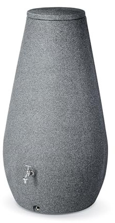 FLORANTIA Regentonne Goccia 410 Liter grau