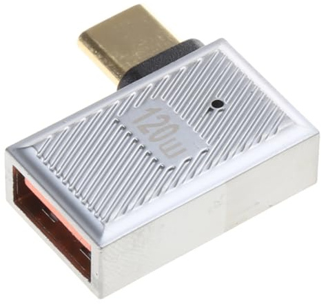 TTTLLNN Adattatore da USB a USB C Tipo C maschio a USB femmina Convertitore USB Femmina Adattatore di ricarica 10Gbps 120W per telefono portatile