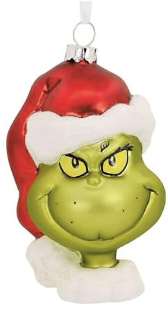 Christbaumschmuck aus Glas Der Grinch Weihnachtsdekoration aus Glas - Varzi Il Natale dal 1956