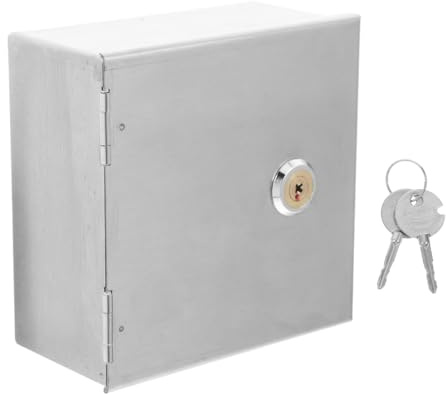 Scatola Elettrica in Acciaio Inossidabile 86Mm Con Serratura Anti-Furto E Protezione Splashproof Per Presa Di Ricarica Scooter Elettrico E Interruttori Sicuri