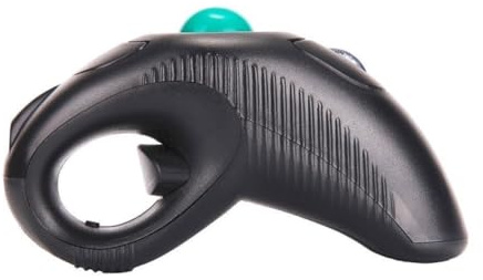 HOMSFOU Souris Ergonomique sans Fil à Commande par Pouce, 2.4Ghz 1000Dpi, Portable, Design Off-Table, Prise USB, pour Ordinateur Portable