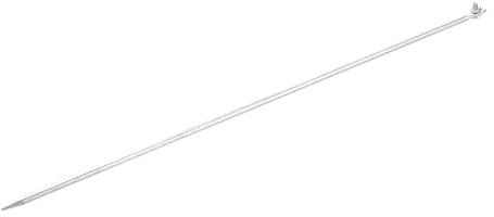sourcing map Ground Rod Cold Galvanized Grounding Pin 2.6ft Straight Single Hole Grounding Stake for Antenna Satellite Dish Electric Fence