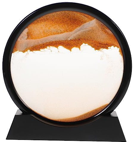 Toddmomy Sablier de Sable Mouvement Décoration de Table avec Paysage de Sable Animé pour Intérieur