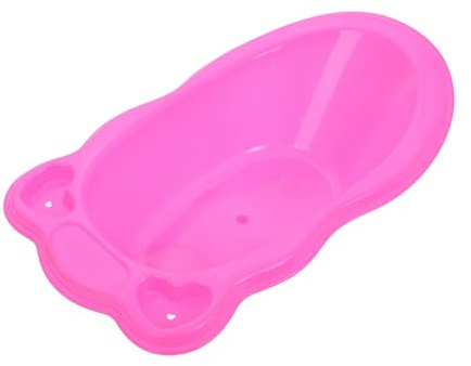 BESPORTBLE Puppen Badewanne Spielzeug Miniatur Puppenhaus Badezimmermöbel Kinderspielzeug Plastikbadewanne Mini Badewanne Simulationsspielzeug