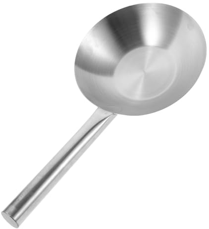 LABRIMP Cucharón De Mango Corto Acero Inoxidable Cucharón Para Agua Multiusos Sin Imán Para Jardín y Cocina
