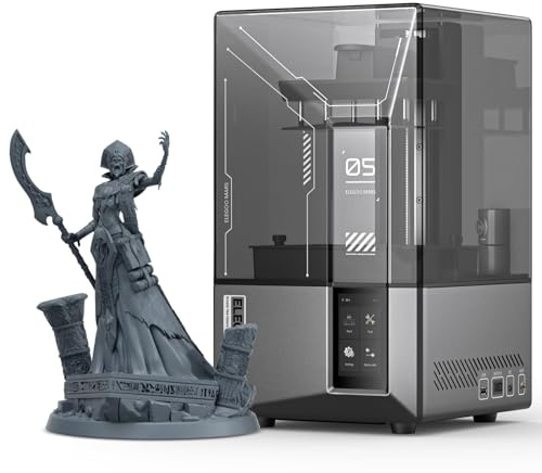 ELEGOO Mars 5 Ultra 3D Printer, MSLA UV Photocuring with 9K LCD, High Speed Printing Up to 150mm/h, Automatic Leveling, WiFi Cluster Printing, AI Camera, Printing Size of 6.04 x 3.06 x 6.49 inch