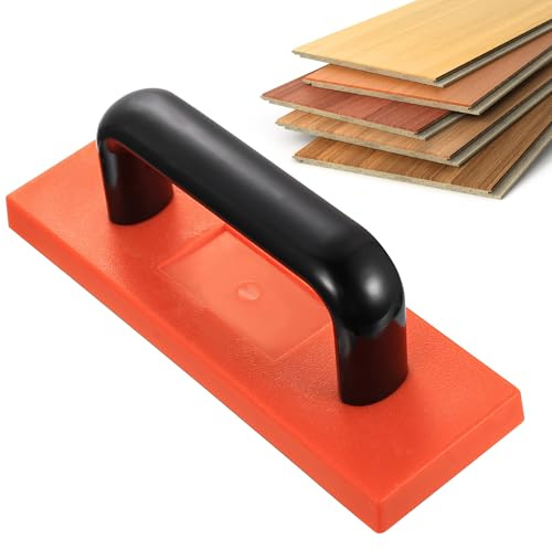 Taco de Impacto para Laminados de Vinilo con Mango, 200 mm Herramientas de Instalación para Suelos de Madera, sin Necesidad de Mazo, Herramientas para Suelos