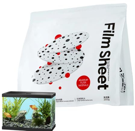 Opdestn Medios Filtrantes para Acuario | 250g Limpieza Anti Atascos | Filtro Biológico Purificador De Agua Turbia | para Quitar Olores Mantenimiento y Cuidado para Principiantes Camarón Tortuga Agua