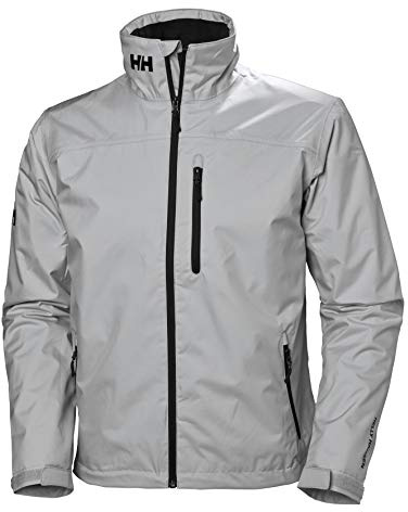 Helly Hansen Hombres Chaqueta de capa intermedia Crew, Gris Niebla, XL