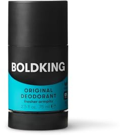 Boldking Deodorante unisex originale da 75 ml, deodorante stick senza alcol, per uomo e donna, deodorante unisex con profumo anallergico, stick senza macchie, deodorante senza alluminio, uomo e donna