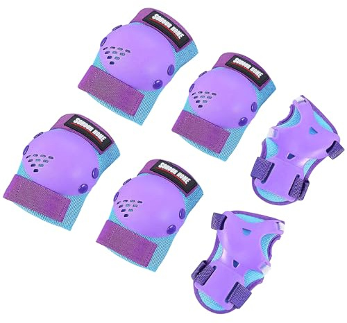 SOHOUR HOME Kids/Youth Knee Pads Elbow Pads Wrist Guards 3 in1Protective Set, for 3-15 Years Child Roller Skates, Cycling, Inline Skating, Skateboard, BMX Bike, Balance Bike, Scooter Riding Sports