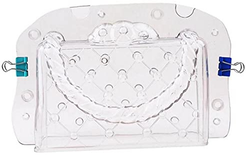 Ruluti Moule en Plastique Moule de Chocolat Polycarbonate Sac Candy Gâteau Décorations Outils Moules DIY Main Madmadame Sac Moule au Chocolat