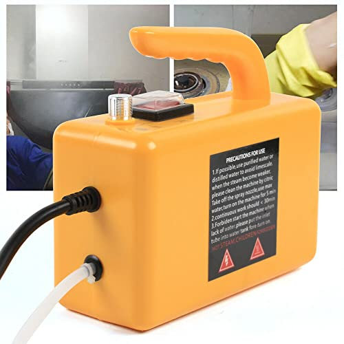 Hochdruck Dampfreiniger Dampf-Reiniger Schmutzkiller Handdampfreiniger 2.6KW mit Zubehör Rundumreinigung Um 360 °