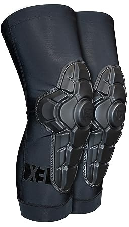 G-Form Pro-X3 Knieschützer, Triple Matte Black, Erwachsene XL | mit Dirt Bike und Mountain Bike Fahrradzubehör