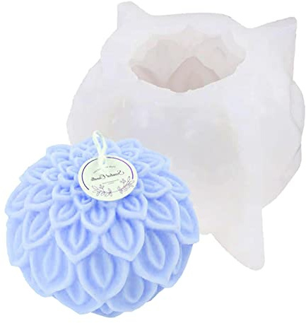 Kerzenform Kerzen Gießform Silikonformen Lotus Blumenform Blumen Silikon Seifenform Für Kerzenherstellung Formen Kerzen, Wachs, Seife, Polymer Ton Handwerk Dekoration