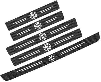 5 pezzi protezione del davanzale della portiera dell'auto per MG ZS 2017-2023.Accessori decorativi davanzale posteriore e paraurti posteriore