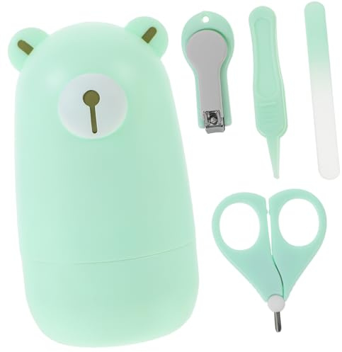 SAFIGLE 1satz Neugeborenen Nagelpflegeset Nagelknipser Scheren Ergonomisches Design Sanfte Pflege Für Empfindliche Finger Für Neugeborene Und Kleinkinder