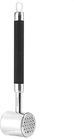 Double Sided Meat Tenderizer & Steak Hammer, Essential Stainless Steel Cooking Tool for Tenderizing Beef, Chicken, Turkey & More, Ideal for Chefs & Home Cooks
