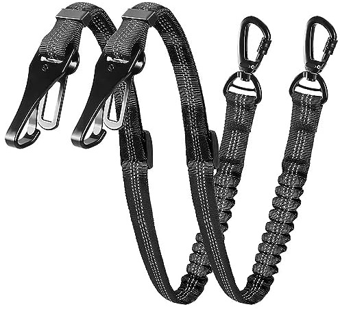 Sonhomay Sicherheitsgurt für Hunde, einziehbar, Nylon, strapazierfähig, Reisezubehör, 2 Stück
