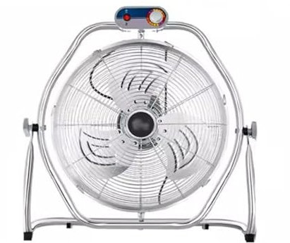 Ventilador industrial Ventilador de suelo con cabezal oscilante, ventilador eléctrico Industrial, potente ventilador de suelo, ventilador for sentarse en el sitio de construcción del hogar de alta pot
