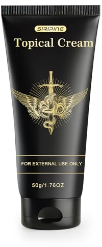 Numbing Cream – Maximum Strength Topical Skin Cream with Emu Oil and Arnica & Vitamin E– External Use Formula for Burns, Itches, Insect Bites,Tattoo and Irritated Skin – 1.76oz