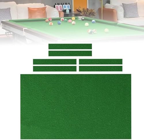 Yoeoefuo Billardtuch Poolbillard Tuch 7ft 8ft 9ft Snookertuch Billardtisch Bezug Professionelles Billiard Tischtuch Antistatisches Kein Pilling Billardtisch Bespannung Leicht Zu Reinigendes(8FT)