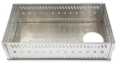 Cestino Per Carbonella Scatola for il fuoco del carbone Supporto pieghevole for pietra for sauna Accessori for stufe a legna resistenti al calore Stufa a legna in acciaio inossidabile Cestino for piet