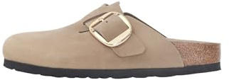 Birkenstock Boston Big Buckle Nubuk Leather