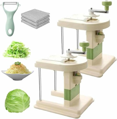 Cabbage Shredder and Slicer Machine, Multifunctional Rallador De Repollo, Chopper for Sauerkraut and Coleslaw, 2025 New Model (1PC)