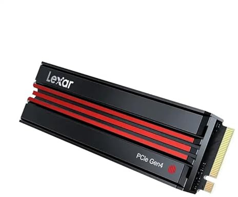 Lexar EQ790 PS5 SSD 4TB, M.2 NVMe 1.4 Interne Solid-State-Festplatte mit Kühlkörper, 2280 PCIe Gen4x4 Intern SSD, bis zu 7.000 MB/s Lesegeschwindigkeit, Kompatibel mit PS5, Desktop und Laptop