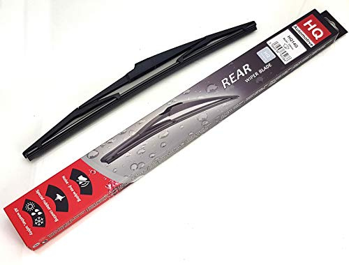 HQ AUTOMOTIVE rear wiper blade | Model: HQ14G | fits: Hyundai i40 Estate 2011-up, Santa Fe 2006-2012, Nexo 2018-up, KIA Rio 2005-2011, Mazda CX-7, CX-5, CX-9, 3, 6 Wagon 2007-2013, Toyota C-HR 2016-up