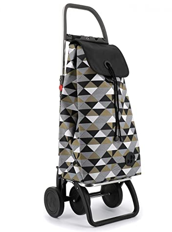 Klappbarer Einkaufstrolley Rolser I-Max Sahara 4 Räder - Schwarz