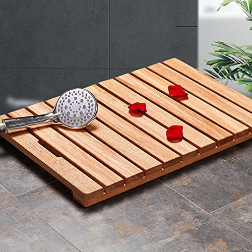 Zhaomi Caillebotis de Douche,Tapis Antidérapant,Tapis Écologique Baignoire Antidérapant,Caillebotis Douche,Tapis de Salle de Bain/Tapis de Douche,pour Sol de Salle de Bain (60x30cm/24x11.8in)